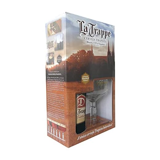 Kit La Trappe Dubbel - 1 gfa 750 ml + 1 taça 250 ml La Trappe 750Ml