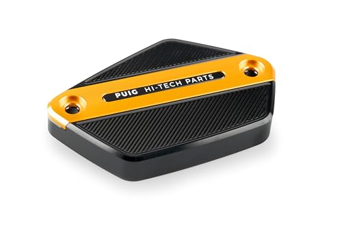 Couvercle de réservoir Puig 21923O en aluminium anodisé or pour moto