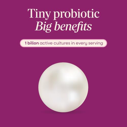 Nature's Way Women's Probiotic Pearls, Supports Vaginal and Digestive Health*, 1 Billion Live Cultures, Protects Against Occasional Bloating & Constipation*, Easy-to-Swallow Softgels, 30 Count
