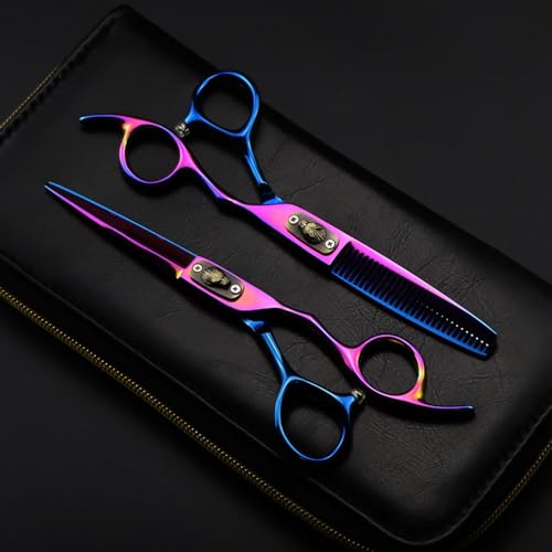 Hair Cutting Shears, 6 Inch Professional 440c Steel Scissor Wolf