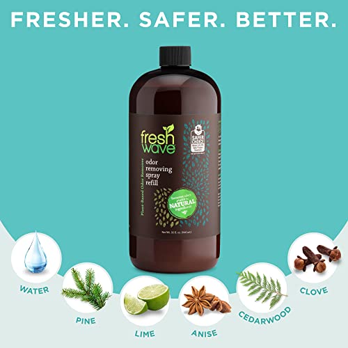 Fresh Wave Odor Removing Spray Bundle: (2) 8 Fl. Oz. Sprays + (1) 32 Fl. Oz. Spray Refill #TOP1