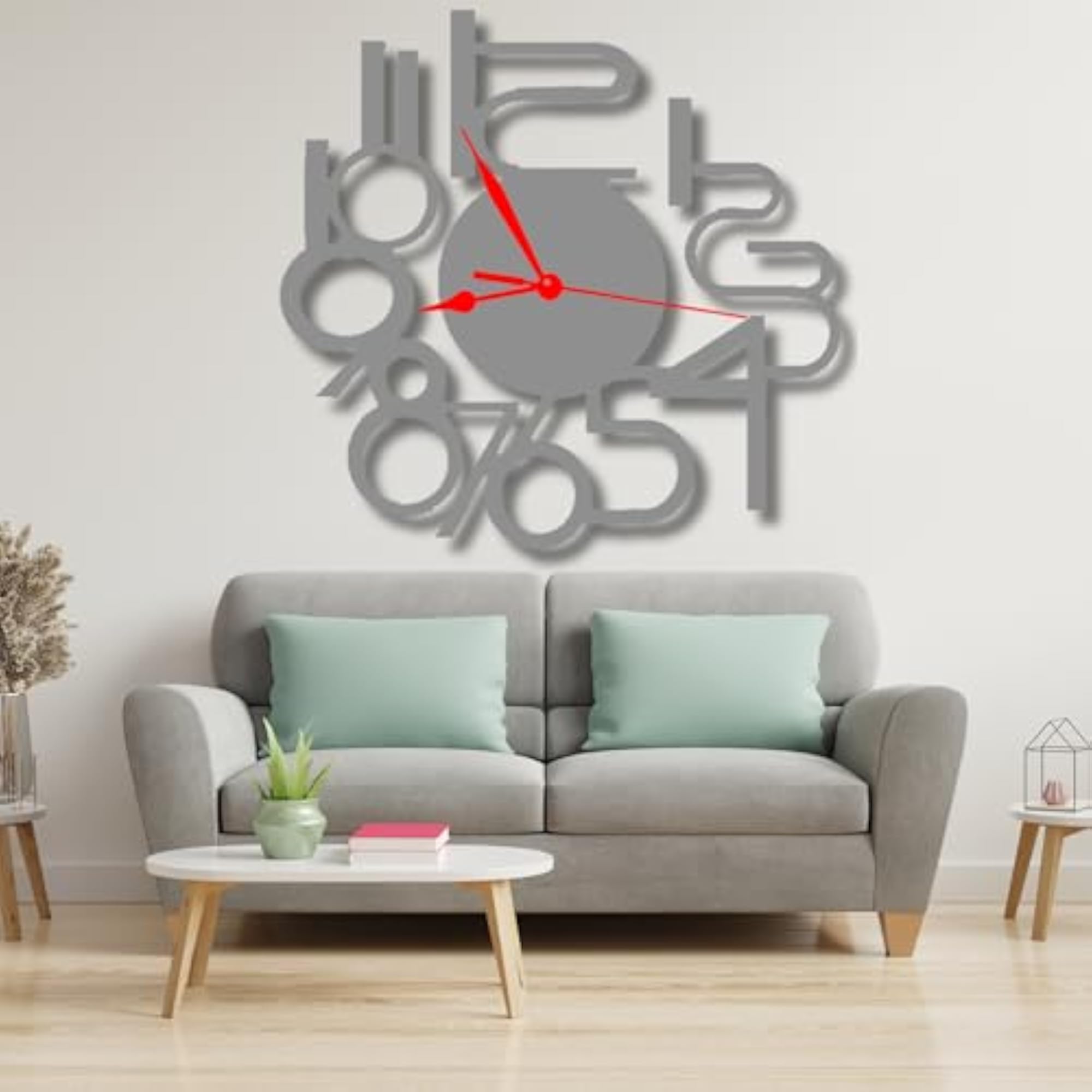 Modern Metal Wall Clock for Stylish Interiors