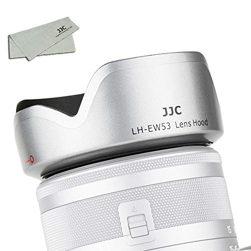 JJC �t�� �����Y�t�[�h �Ԍ` Canon EF-M 15-45mm F3.5-6.3 IS STM �����Y �Ή� EOS Kiss M2 Kiss M M200 M6 Mark II M50 M100 M5 M10 �p EW-53 �݊�