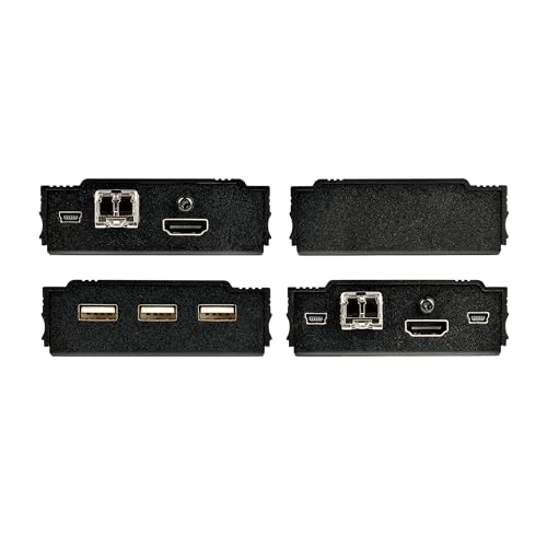 Image of StarTech 4K 60Hz HDMI KVM Extender Over Fiber, SFP+ Kit, 300m, TAA