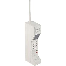 Retro 80s 90s Vintage Brick Cell Phone Model Ornament, White