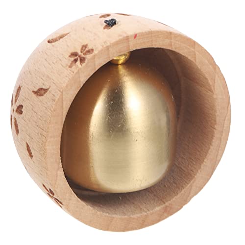 PRETYZOOM 3 Peças Móveis Para Jardim Casa Madeira Vintage Sucção Japonesa Com Sinos De Porta Shui Ca