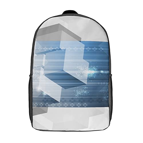 Cartable étanche ultra-léger et grand sac à dos décontracté de 17 pouces