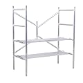ERoomQ Foldable Scaffolding Equipment, Portable Scaffold Platform, Scaffold Tower with Wide Non-Slip Platform, Galvanized Steel Welding, 880lbs(135cm/4.4ft)