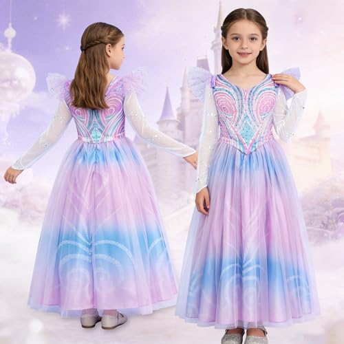 Disfraz de bruja morada para niñas Halloween miniatura 3