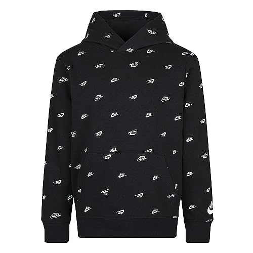 Nike Boy's NSW Club SSNL GFX Pullover Hoodie (Toddler/Little Kids/Big Kids)