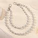 Bowdcvy Pants Wallet Chains for Men Women Trendy Jeans Pocket Key Chain Fashion Jewelry Gifts Accessories (White)