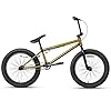 cubsala Syzygy 20 Inch Freestyle BMX Bike Bicycles for Ages Over 6 Years Old Teen Beginner and Adult Riders, Gold with Black Tires #3