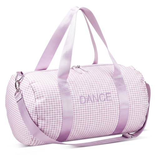 Locmeo Ballet Duffle Bag for Girls, 18.9x9.4x8.66