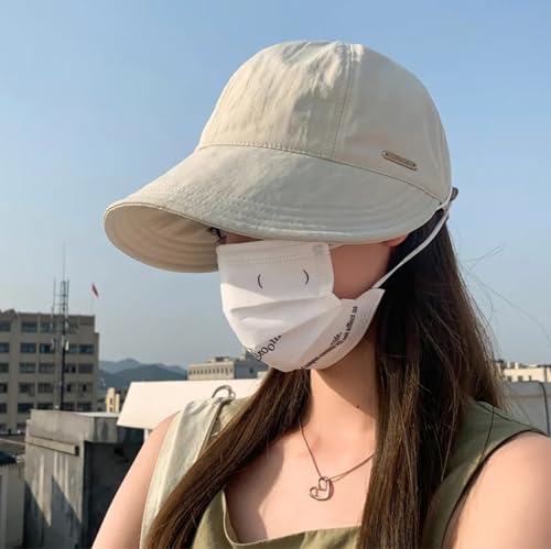 Image of HSR Women Wide Brim Sun Hat | Versatile Casual Sunshade Bucket Hat for Women | UV Protection Summer Cap