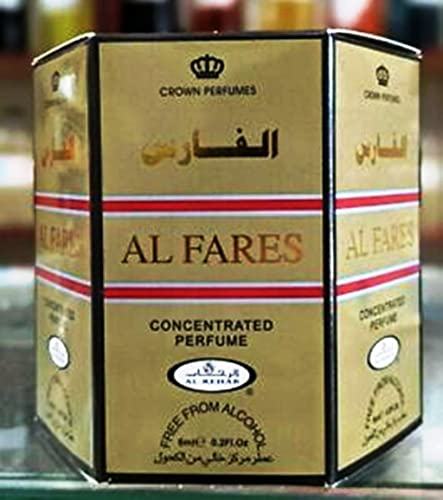 Al Fares - 6ml (.2oz) Roll-on Perfume Oil by Al-Rehab (Crown Perfumes) (Box of 6)