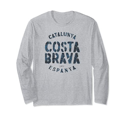 JCombs: Costa Brava, Catalonia, Spain Long Sleeve T-Shirt, Grey