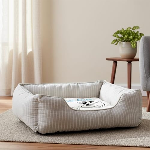 Panier pour chien déhoussable coussin lavable chat moelleux