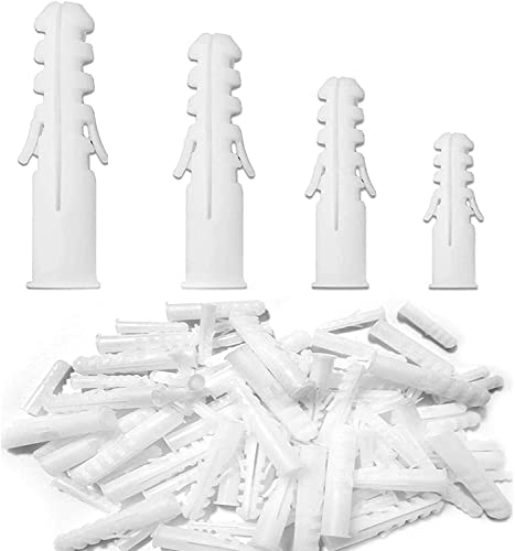 Image of 35mm Wall Plug with Screw - 35 * 8 (1.5 inches) - Combo of Screw and Gitti for Easy Wall Hanging
