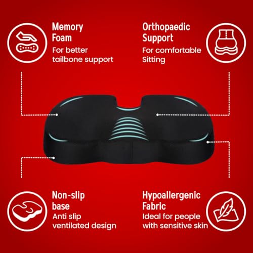 Dr.Ortho Coccyx Seat Cushion Black - Image 7