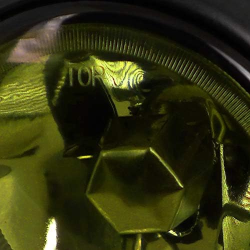 Carpartsinnovate Fits Honda 99-00 Civic EK 2/3/4Dr Yellow Fog Lamps Driving Lights Kit+Switch Pair