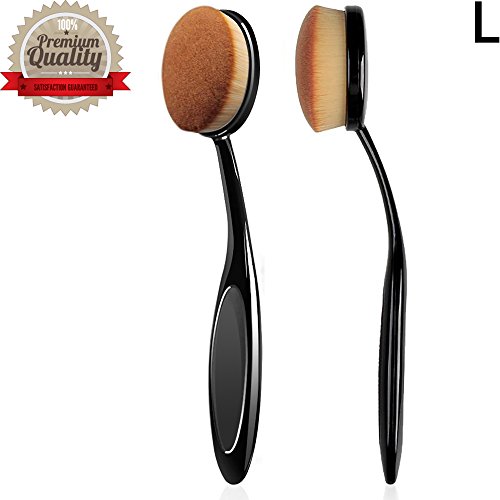 Professional Multifuction Makeup L size Oval Brush/Foundation Cream Concealer Blending and Contouring Extrasoft brush