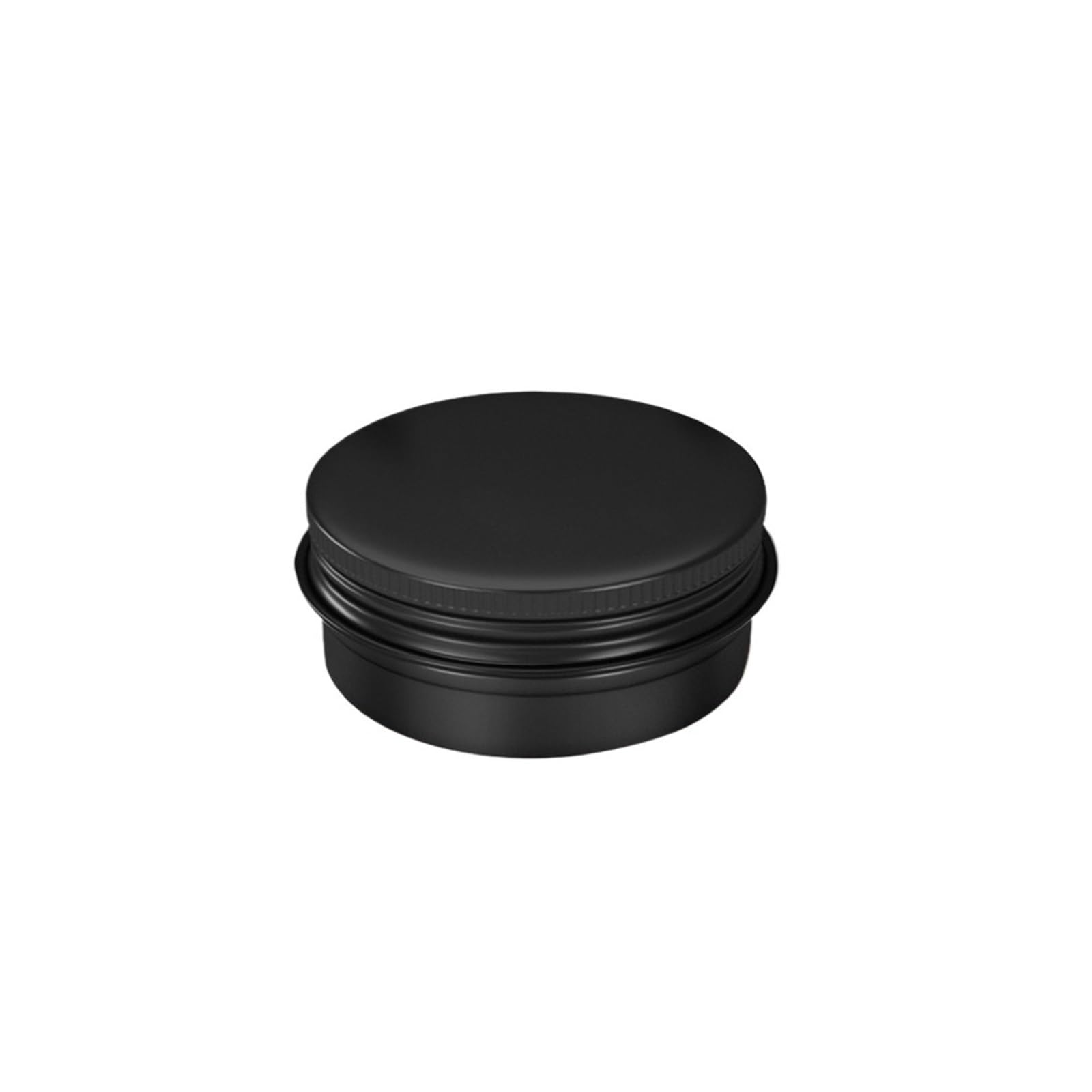aluminum tin can, Black Silver Aluminum Empty Round Tin with Lid, 5-150g, 10-200pcs(50ml,30pcs)