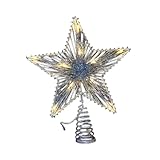 【Taille idéale】 : Mesurant 25 x 28 cm, elle convient à la plupart des sapins de Noël sans dominer votre décoration festive.