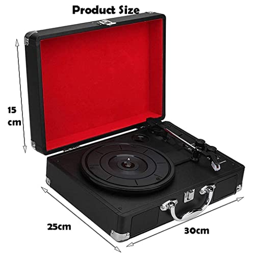 Tourne-Disque rétro, Tourne-Disque Vintage Bluetooth à 3 Vitesses avec Haut-Parleur stéréo, Vinyle de Valise à… - Les Beatles, Paul McCartney, John Lennon, RIngo Starr, George Harrison Tourne-Disque rétro, Tourne-Disque Vintage Bluetooth à 3 Vitesses avec Haut-Parleur stéréo, Vinyle de Valise à… – Image 5