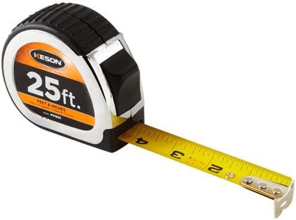 Amazon Com Keson Tape Measure 16mmx3m Chrome Black Cm Mm Pg3m Everything Else