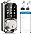 Veise VE06 Smart Deadbolt with App Control, Keyless Entry Smart Lock for Front Door, Electronic Digital Door Lock with Code, Easy Install, Satin Nickel