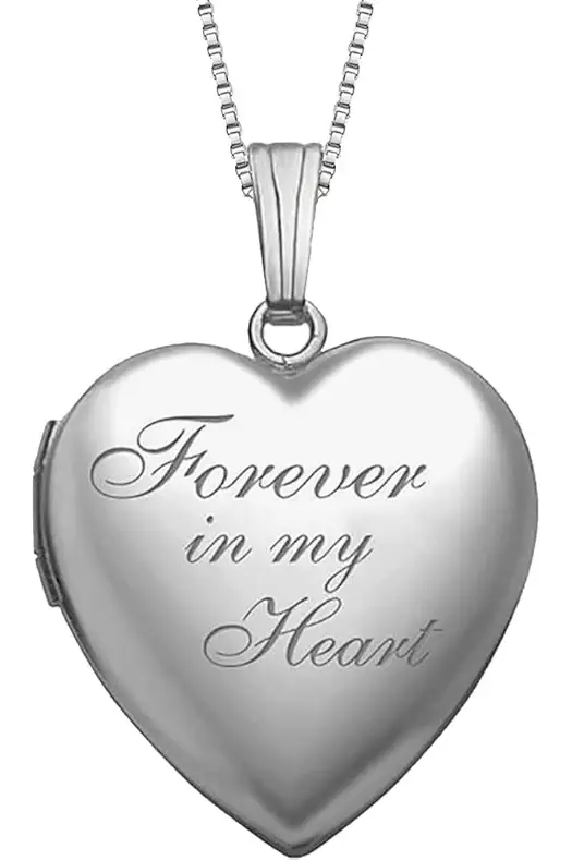 PicturesOnGold.com Forever In My Heart Locket Necklace for...