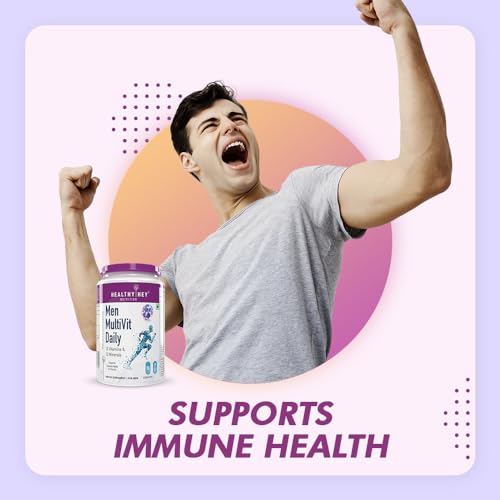 HealthyHey Nutrition MultiVitamin for Men - Multi-Vit Daily - 13 Vitamins & 12 Minerals - 90 Vegetable Capsules - Image 6