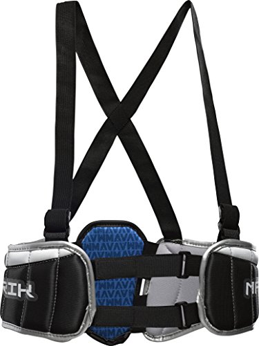 Maverik Lacrosse Charger Rib Pad, Black, Small-X-Small