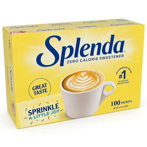 SPLENDA Zero Calorie Sweetener, 100 Count Packets