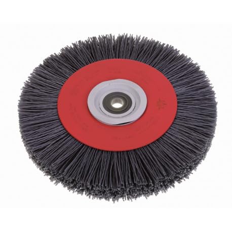 Cepillo Circular Nylon Abrasivo Grano 180 Diametro 200 Ancho 29 Multieje