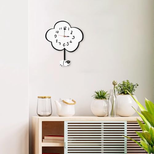 Horloge mouton silencieuse en acrylique pour accompagner les douces nuits - 8