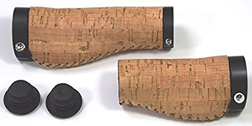 Böttcher Manufaktur Fahrrad Griffe Kork 130/95 mm mit Schraubbefestigung