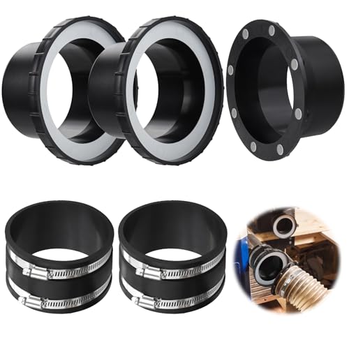 4 Magnetic Dust Collection Fittings for 4 Woodwork Shop Vacuums Hose