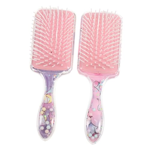PATKAW 2 Piezas peine de masaje hair peine masajeador spray desenredante para cepillo para el pelo rociar cepillo de limpieza peines prácticos masajeadores de cuero cabelludo AbS