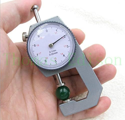 zhart 0-20 mm Sheet Metal Leather Pocket Thickness Flat Head Gauge