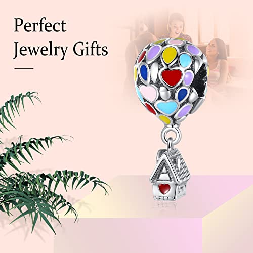 LaMenars Up House Cartoon Charm per bracciali