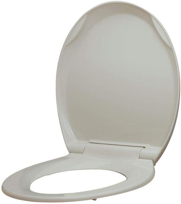 Glacier Bay Round Slow Closed Front Toilet Seat With Quick Release Hinges In Biscuit Amazon Com