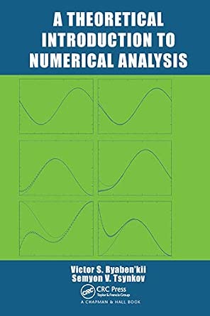 A Theoretical Introduction to Numerical Analysis book cover