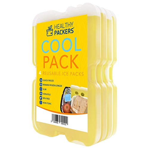 Healthy Packers Ice Pack for Lunch Box - Freezer Packs - Original Cool