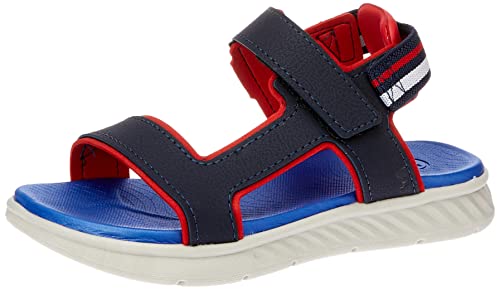 SANDALIA MASCULINA INFAN. DE USO COMUM C/SOLA SINT. CABEDAL SINT. MARINHO 488/VERMELHO 599/MARINHO-B