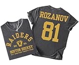 Ilya Rozanov 81 Boston Raiders Tee, Hudson Williams Connor Storrie Shirt, Heated Ilya Rozanov Shane Hollander Shirt Multi