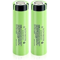 Pila 18650 Recargable 3.7 V Litio Batería Recargable Litio De 18650 3400mAh 3.7V NCR18650B Batería De Batería De Iones,2 Piezas