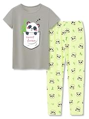 Gray Panda（short Sleeves & Pants Set）
