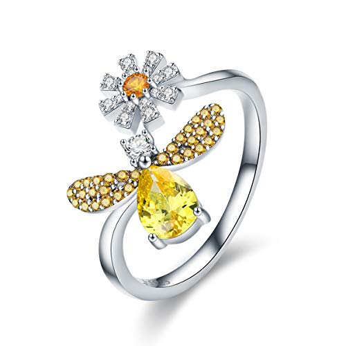 Bague abeille argent 925 ajustable : Finis les problèmes de taille