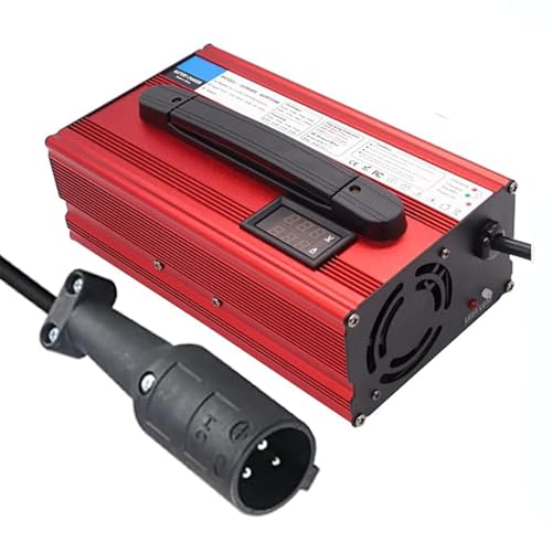 WLEJSL Batteria per Carrello Golf 48 Volt 15 AMP Caricabatteria